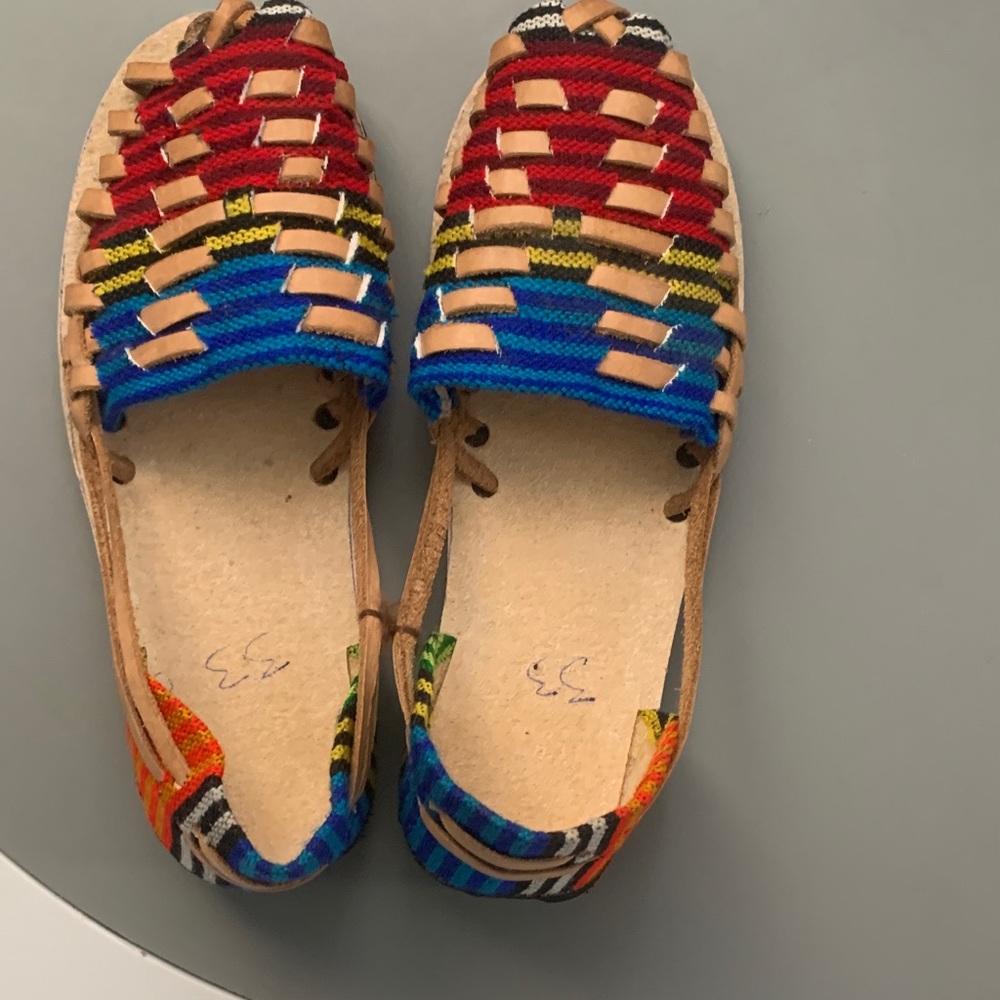 Tradicional shoes Colorful Woven Girl  Sandals